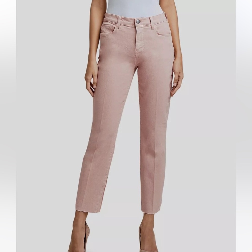 L’agence 24 Sada high rise cropped slim pink